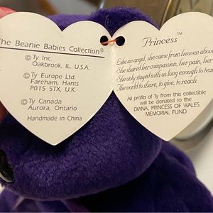 princess Diana beanie baby